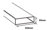 Monsoon Insu-Duct 204mm x 60mm